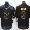 Men’s Nike Denver Broncos #3 Russell Wilson Black 2020 Salute To Service Limited Jersey