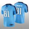 Men’s Tennessee Titans #81 Racey McMath Light Blue Vapor Limited Nike Jersey