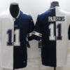 Men’s Dallas Cowboys #11 Micah Parsons White Blue Two Tone 2021 Vapor Untouchable Stitched NFL Nike Limited Jersey
