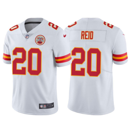Men’s Kansas City Chiefs #20 Justin Reid White Vapor Untouchable Limited Stitched Jersey