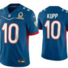 Men’s Los Angeles Rams #10 Cooper Kupp Blue 2022 Pro Bowl Vapor Untouchable Stitched Limited Jersey