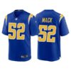 Men’s Los Angeles Chargers #52 Khalil Mack Royal Vapor Untouchable Limited Stitched Jersey