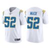 Men’s Los Angeles Chargers #52 Khalil Mack White Vapor Untouchable Limited Stitched Jersey