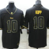 Men’s Los Angeles Rams #10 Cooper Kupp Black Golden Edition Stitched NFL Nike Limited Jersey