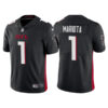 Men’s Atlanta Falcons #1 Marcus Mariota Black Vapor Untouchable Limited Stitched Jersey