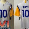 Men’s Los Angeles Rams #10 Cooper Kupp Limited White Alternate 2022 Super Bowl LVI Bound Vapor Jersey