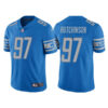 Men’s Detroit Lions #97 Aidan Hutchinson Blue Vapor Untouchable Limited Stitched Jersey
