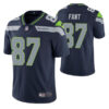 Men’s Seattle Seahawks #87 Noah Fant Navy Vapor Untouchable Limited Stitched Jersey