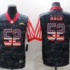 Men’s Los Angeles Chargers #52 Khalil Mack Camo USA Flag Limited Stitched Jersey