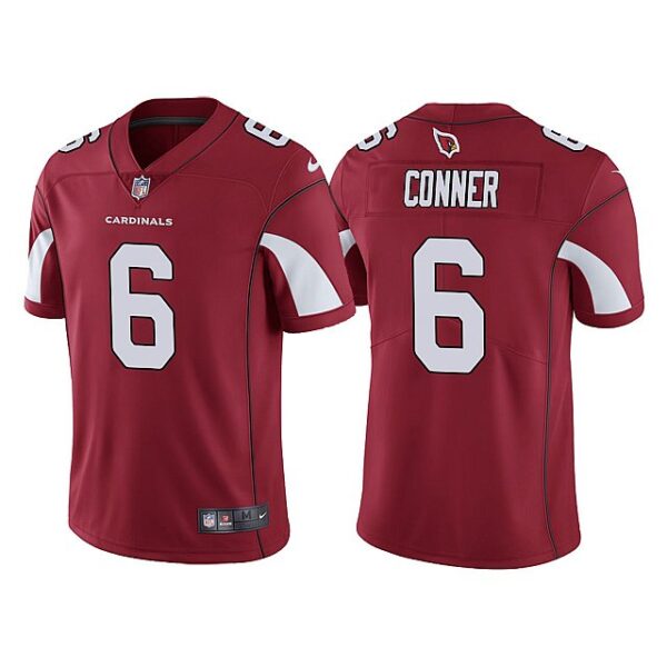 Men’s Arizona Cardinals #6 James Conner Red Vapor Limited Nike Jersey