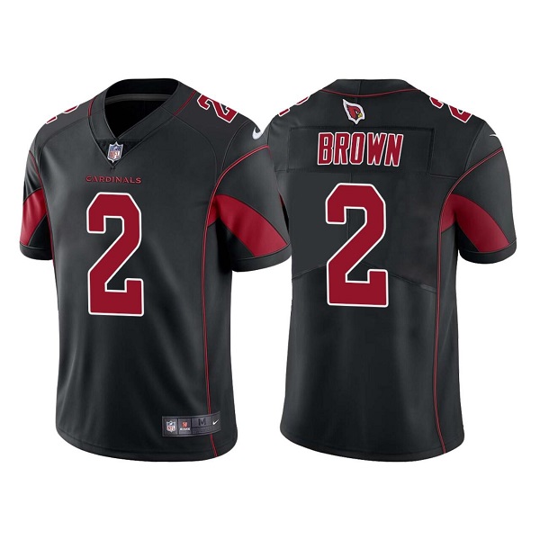 Men’s Arizona Cardinals #2 Marquise Brown Black Color Rush Limited Stitched Jersey
