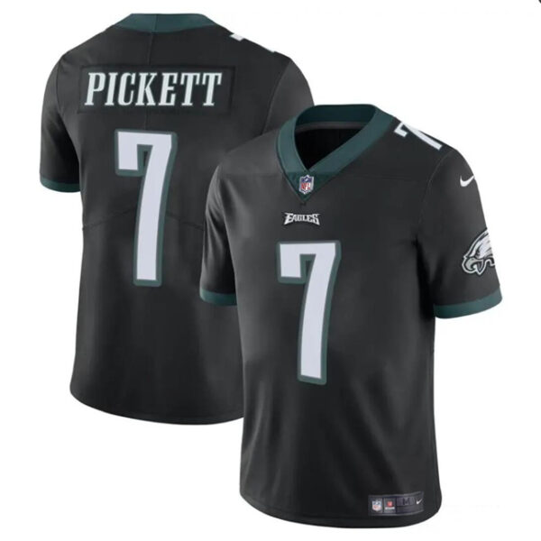 Men’s Philadelphia Eagles #7 Kenny Pickett Black Vapor Untouchable Limited Football Stitched Jersey