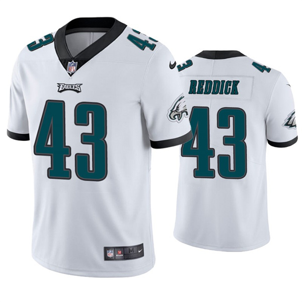 Men’s Philadelphia Eagles #43 Haason Reddick White Vapor Untouchable Limited Stitched Jersey