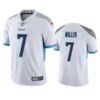 Men’s Tennessee Titans #7 Malik Willis White Vapor Untouchable Stitched Jersey
