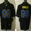 Men’s Los Angeles Rams #99 Aaron Donald Black 2021 Vapor Untouchable Limited Stitched Jersey