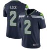 Men’s Seattle Seahawks #2 Drew Lock Navy Vapor Untouchable Limited Stitched Jersey