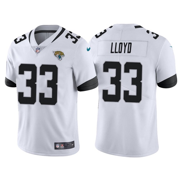 Men’s Jacksonville Jaguars #33 Devin Lloyd White Vapor Untouchable Limited Stitched Jersey