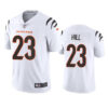 Men’s Cincinnati Bengals #23 Daxton Hill White Vapor Untouchable Limited Stitched Jersey