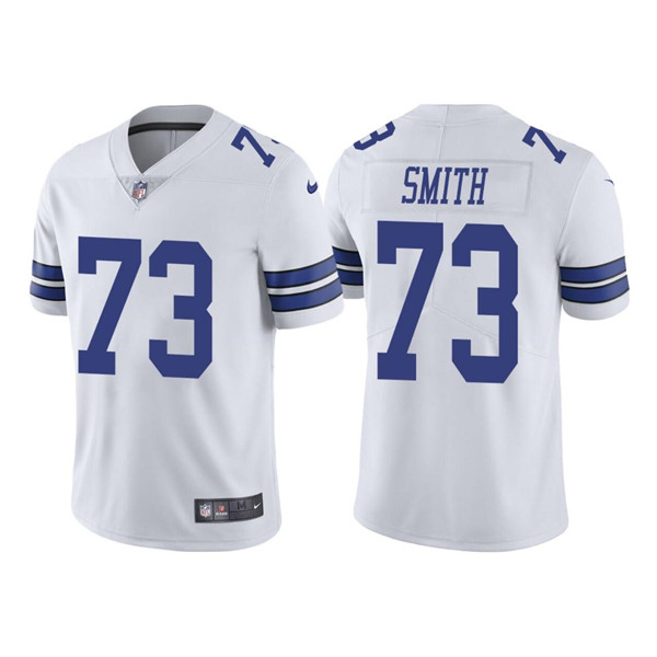 Men’s Dallas Cowboys #73 Tyler Smith White Vapor Limited Stitched Jersey