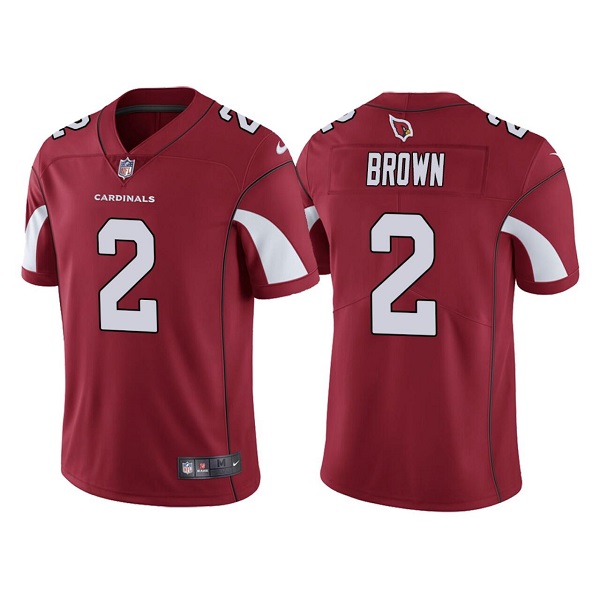 Men’s Arizona Cardinals #2 Marquise Brown Red Vapor Untouchable Limited Stitched Jersey