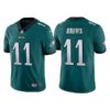 Men’s Philadelphia Eagles #11 A. J. Brown Green Vapor Untouchable Limited Stitched Jersey
