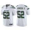 Men’s New York Jets #52 Jermaine Johnson II 2022 White Vapor Untouchable Limited Stitched Jersey