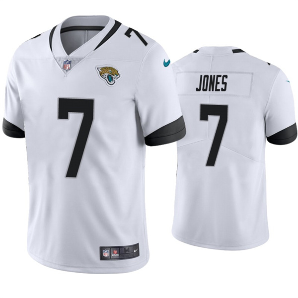 Men’s Jacksonville Jaguars #7 Zay Jones White Vapor Untouchable Limited Stitched Jersey