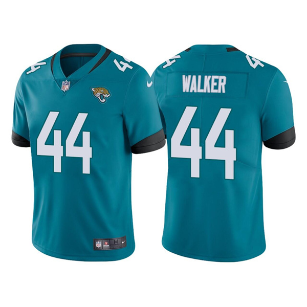 Men’s Jacksonville Jaguars #44 Travon Walker 2022 Teal Vapor Untouchable Limited Stitched Jersey