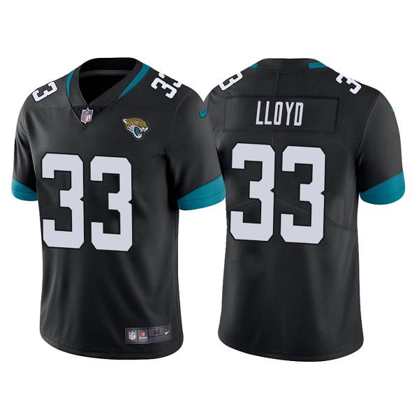 Men’s Jacksonville Jaguars #33 Devin Lloyd Black Vapor Untouchable Limited Stitched Jersey