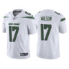 Men’s New York Jets #17 Garrett Wilson 2022 White Vapor Untouchable Limited Stitched Jersey