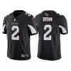 Men’s Arizona Cardinals #2 Marquise Brown Black Vapor Untouchable Limited Stitched Jersey