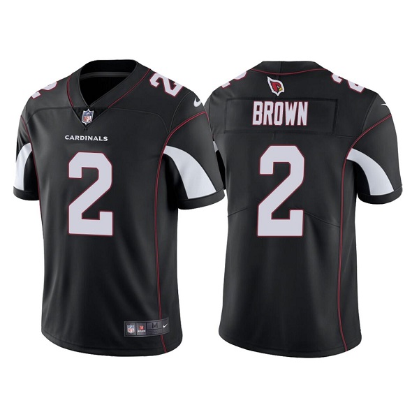 Men’s Arizona Cardinals #2 Marquise Brown Black Vapor Untouchable Limited Stitched Jersey