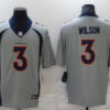 Men’s Denver Broncos #3 Russell Wilson Grey Vapor Untouchable Limited Stitched Jersey