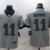 Men’s Philadelphia Eagles #11 A. J. Brown Gray Vapor Untouchable Limited Stitched Jersey