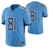 Men’s Tennessee Titans #81 Austin Hooper Blue Vapor Untouchable Stitched Jersey