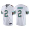Men’s Miami Dolphins #2 Chase Edmonds White Color Rush Limited Stitched Football Jersey