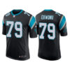 Men’s Carolina Panthers #79 Ikem Ekwonu 2022 Black Stitched Jersey