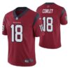 Men’s Houston Texans #18 Chris Conley Red Vapor Untouchable Limited Stitched Jersey