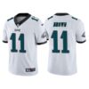 Men’s Philadelphia Eagles #11 A. J. Brown White Vapor Untouchable Limited Stitched Jersey