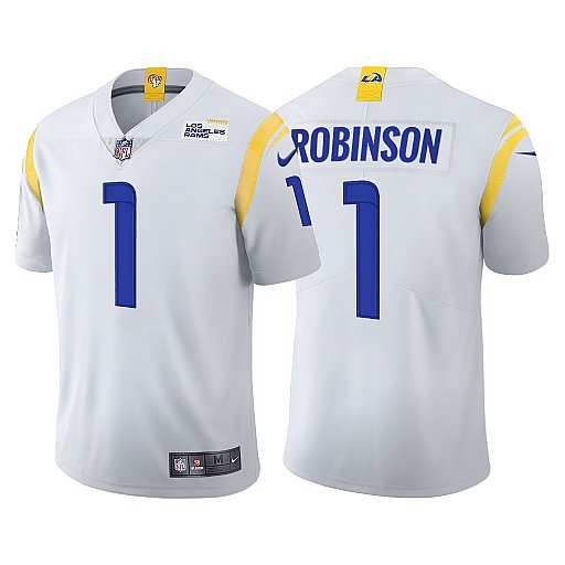 Men’s Los Angeles Rams Allen Robinson II 2021 White Vapor Untouchable Limited Stitched Jersey
