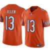 Men’s Chicago Bears #13 Keenan Allen Orange Vapor Football Stitched Jersey