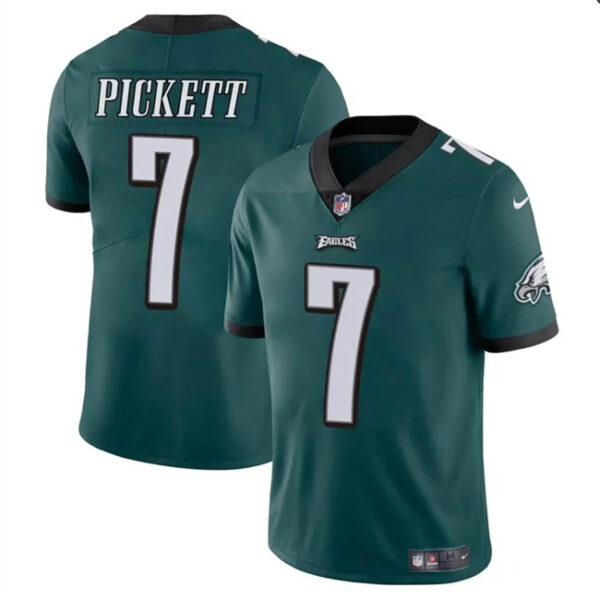 Men’s Philadelphia Eagles #7 Kenny Pickett Green Vapor Untouchable Limited Football Stitched Jersey