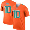 Men’s Miami Dolphins #10 Tyreek Hill Orange Inverted Legend Stitched Football Jersey