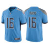 Men’s Tennessee Titans #16 Treylon Burks Blue Vapor Untouchable Stitched Jersey