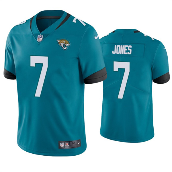 Men’s Jacksonville Jaguars #7 Zay Jones Teal Vapor Untouchable Limited Stitched Jersey