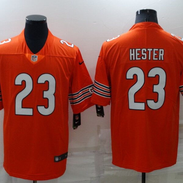 Men’s Chicago Bears #23 Devin Hester Orange Vapor Limited 2020 NFL Draft Jersey