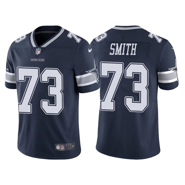 Men’s Dallas Cowboys #73 Tyler Smith Navy Vapor Limited Stitched Jersey