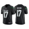 Men’s New York Jets #17 Garrett Wilson 2022 Black Vapor Untouchable Limited Stitched Jersey