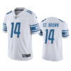 Men’s Detroit Lions #14 mon-Ra St. Brown White Vapor Untouchable Limited Stitched Jersey