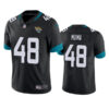 Men’s Jacksonville Jaguars #48 Chad Muma Black Vapor Untouchable Limited Stitched Jersey